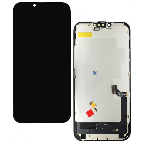 Дисплей для Apple iPhone 14 Plus, чорний, з рамкою, High Quality, DD-OLED