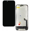 Дисплей для Apple iPhone 14 Plus, чорний, з рамкою, High Quality, DD-OLED