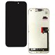 Дисплей для Apple iPhone 16 Pro Max, чорний, з рамкою, High Quality, 120Hz JCID-OLED SOFT