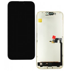 Дисплей для Apple iPhone 16 Pro Max, чорний, з рамкою, High Quality, DD-OLED