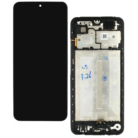 Дисплей для Xiaomi Redmi A5 5G, чорний, з сенсорним екраном, з рамкою, High Quality