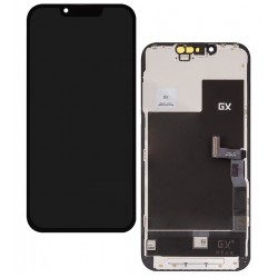 Дисплей для Apple iPhone 13 Pro, черный, с рамкой, High Quality, (OLED), GX OEM Hard, type 2 Дисплей для Apple iPhone 13 Pro, черный, с рамкой, High Quality, (OLED), GX OEM Hard, type 2