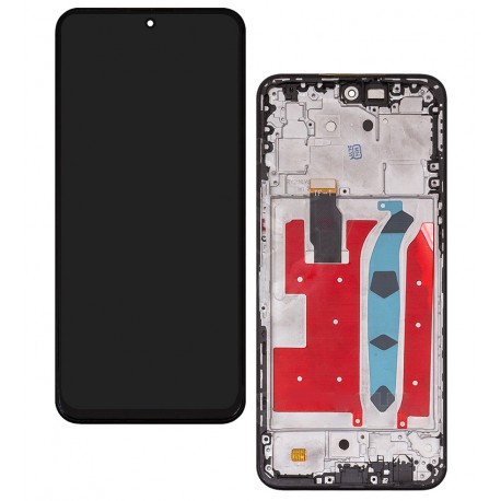 Дисплей для Huawei Honor X8, чорний, з рамкою, High Quality, TFY-LX1/TFY-LX2/TFY-LX3