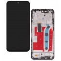 Дисплей для Huawei Honor X8, чорний, з рамкою, High Quality, TFY-LX1/TFY-LX2/TFY-LX3