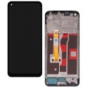 Дисплей для Oppo A54 4G, черный, с рамкой, High Quality, CPH2239, BV065WBM-L03-MB00