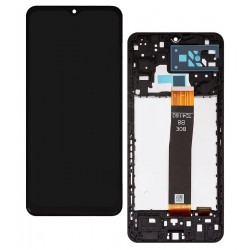 Дисплей для Samsung A047 Galaxy A04s, A136 Galaxy A13 5G, черный, с рамкой, копия, BV065VVBM-L0A-8K00 R1.0