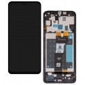 Дисплей для Samsung A057 Galaxy A05s, чорний, з рамкою, (Box)