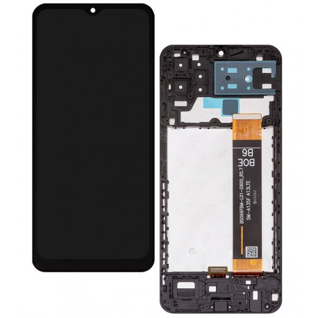 Дисплей для Samsung A135 Galaxy A13, M135 Galaxy M13, черный, с рамкой, копия, BS066FBM-L01-D800_R5.7