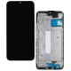 Дисплей для Samsung A256 Galaxy A25, черный, с рамкой, копия, (TFT)