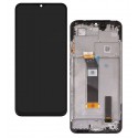 Дисплей для Xiaomi Poco M4 5G, Poco M5 4G, Redmi 10 5G, Redmi Note 11E, черный, с рамкой, оригинал (PRC)