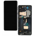 Дисплей для Samsung G998 Galaxy S21 Ultra 5G, чорний, з рамкою, China Quality, (TFT)
