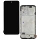 Дисплей для Xiaomi Poco M5s, Redmi Note 10, Redmi Note 10S, чорний, з рамкою, копія, (TFT)