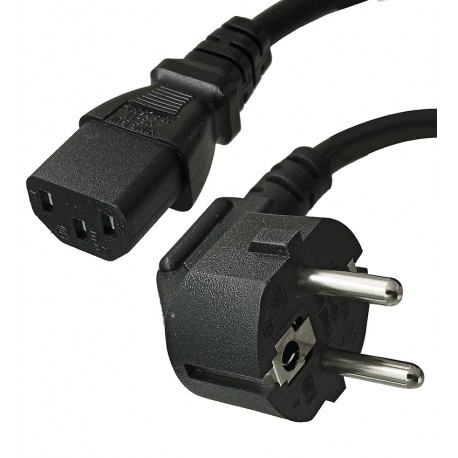 Кабель сетевой для блока питания, компьютера, сепаратора C13, 1.8 метра, 3*1мм