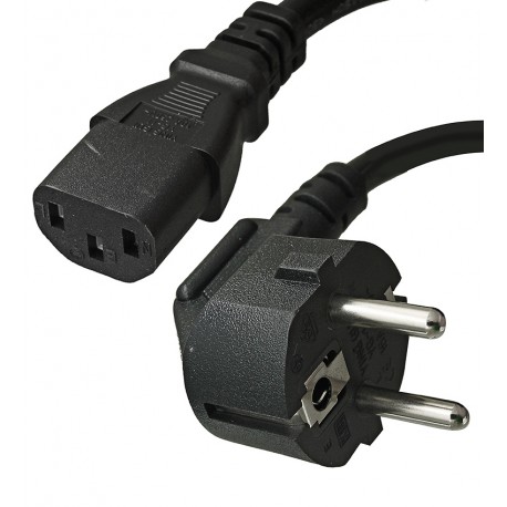 Кабель сетевой для блока питания, компьютера, сепаратора C13, 1.8 метра, 3*1.5мм
