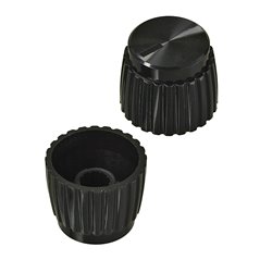 Ручка для потенціометра Marshall Style 6*18T, чорна Ручка для потенціометра Marshall Style 6*18T, чорна