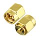 Переходник UFL/IPEX в SMA, латунь, gold