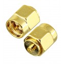 Переходник UFL/IPEX в SMA, латунь, gold