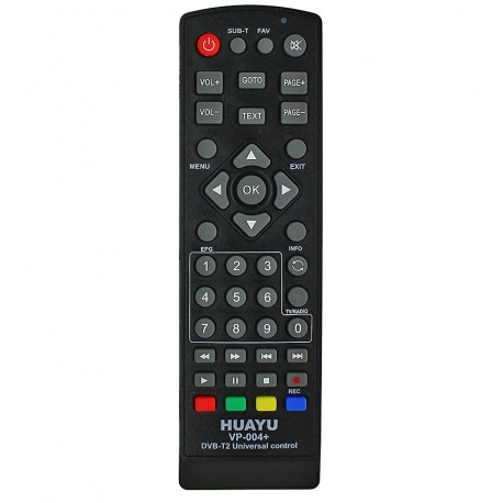Пульт для ТВ Univ Huayu 1157 Т2 004 К114/422