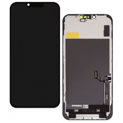 Дисплей для Apple iPhone 14 Plus, черный, с рамкой, копия, (TFT), ZY, LTPS FHD