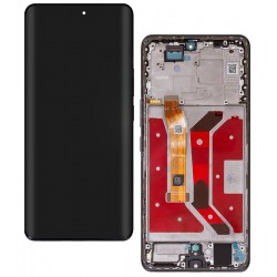 Дисплей для Huawei Honor Magic7 Lite, чорний, з рамкою, оригінал (PRC), BRP-NX1