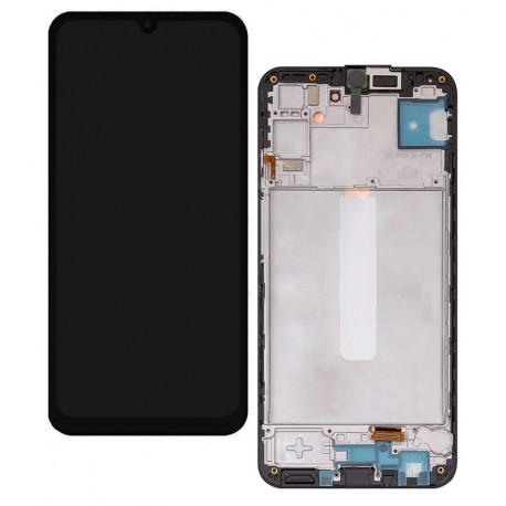 Дисплей для Samsung A566 Galaxy A56, сріблястий, з рамкою, оригінал (PRC), Lightgray