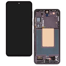 Дисплей для Samsung S926 Galaxy S24 Plus, черный, с рамкой, High Quality, (OLED)