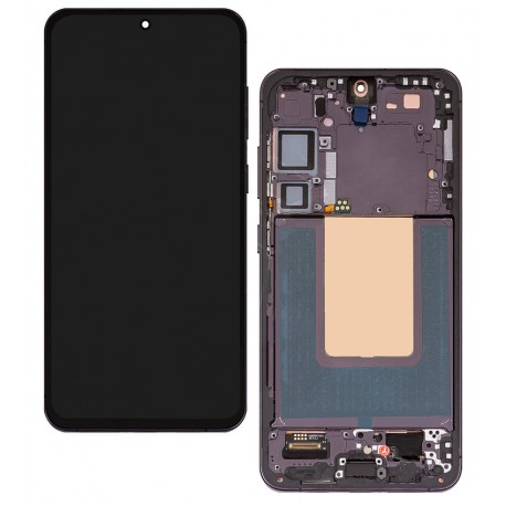 Дисплей для Samsung S926 Galaxy S24 Plus, черный, с рамкой, High Quality, (OLED)