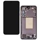 Дисплей для Samsung S926 Galaxy S24 Plus, чорний, з рамкою, оригінал (PRC)