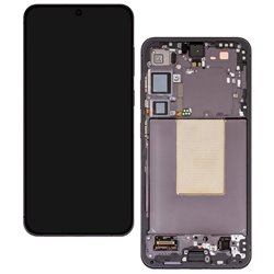 Дисплей для Samsung S926 Galaxy S24 Plus, черный, с рамкой, оригинал (PRC)