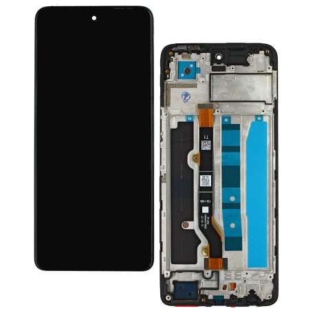 Дисплей для Infinix Hot 40 Pro (X6837), чорний, з рамкою, High Copy (od50172)