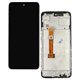 Дисплей для Oppo A80 5G, чорний, з сенсорним екраном, з рамкою, (дисплейний модуль), High Quality