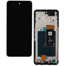 Дисплей для ZTE Nubia Focus 5G, A75 5G, чорний, з рамкою, High Copy