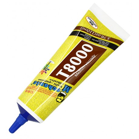 Клей-герметик Mechanic T8000, для приклеювання тачскріна, дисплея, 110 мл, прозорий