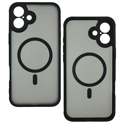 Чехол для Apple iPhone 16 Plus, MagSafe Space, TPU+PC Anti Drop Full Camera, Black Чехол для Apple iPhone 16 Plus, MagSafe Space, TPU+PC Anti Drop Full Camera, Black