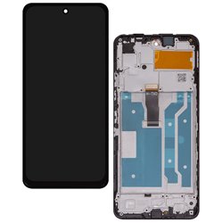Дисплей для Huawei Honor 10X Lite, P Smart (2021), черный, с рамкой, High quality, PPA-LX2