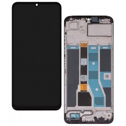 Дисплей для Realme C53 NFC, черный, с рамкой, оригинал (PRC)