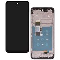 Дисплей для Motorola Moto G13, Moto G23 XT2333, черный, с рамкой, Original (PRC)
