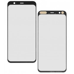 Скло дисплею G+OCA PRO для Google Pixel 4, з ОСА-плівкою, чорний