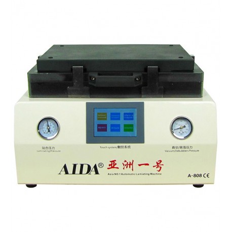 Аппарат с вакуумным ламинатором и автоклавом Aida A-808 12", со встроенным насосом, ЖК-дисплеем и сенсорным управлением (10 x 188 x 280 мм)