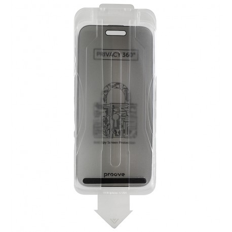 Захисне скло для iPhone 17 Air, Privacy 360 Installation Box (чорний)