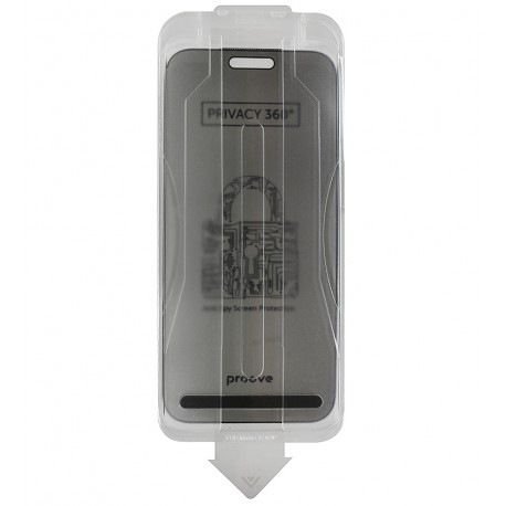 Захисне скло для iPhone 17 Pro Max, Privacy 360 Installation Box (чорний)