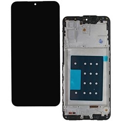Дисплей для Samsung A175 Galaxy A17 4G, чорний, з рамкою, High Copy, (OLED) (od50197)
