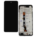 Дисплей для Tecno Spark 20 Pro (KJ6), чорний, з рамкою, High Quality