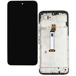 Дисплей для Xiaomi Redmi 15 (4G), чорний, з сенсорним екраном, з рамкою, (166 мм) (Box)