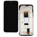 Дисплей для Xiaomi Redmi 15C (4G), чорний, з сенсорним екраном, з рамкою, (168 мм) (Box)