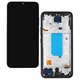 Дисплей для Samsung A346 Galaxy A34 5G, чорний, з рамкою, China Quality, (TFT)