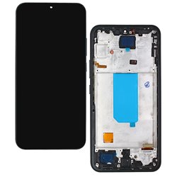 Дисплей для Samsung A346 Galaxy A34 5G, чорний, з рамкою, China Quality, (TFT)