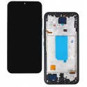 Дисплей для Samsung A346 Galaxy A34 5G, чорний, з рамкою, China Quality, (TFT)