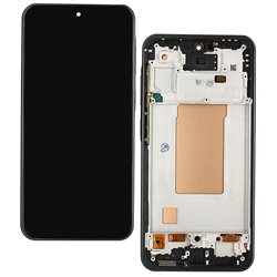 Дисплей для Samsung A366 Galaxy A36 5G (2025), чорний, з рамкою, China Quality, (TFT)