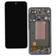 Дисплей для Samsung A566 Galaxy A56 5G (2025), чорний, з сірою рамкою, China Quality, (TFT)